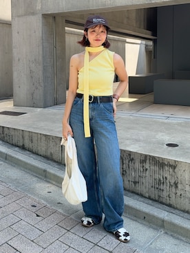 「アイテム（ハンドバッグ）」を使った、UKIさん（レディース・155cm・20代）の夏コーディネート