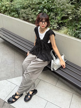 UKIさん（骨格ストレート・レディース・155cm）の夏コーディネート