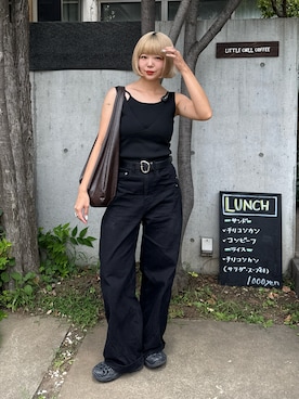 「MERRELL（メレル）のアイテム」を使った、UKIさん（レディース・155cm）の夏コーディネート