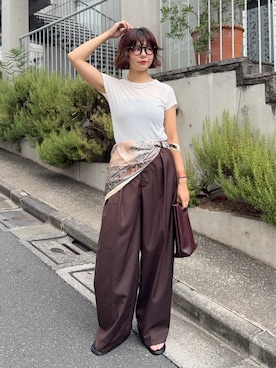 UKIさん（レディース・155cm）の夏コーディネート