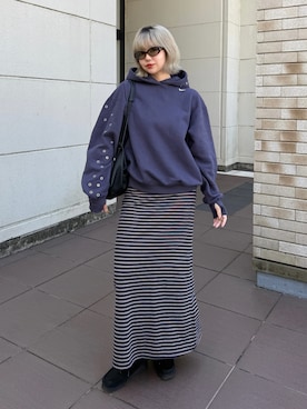 「Clarks（クラークス）のアイテム（シューズ）」を使った、UKIさん（レディース・155cm）の秋コーディネート