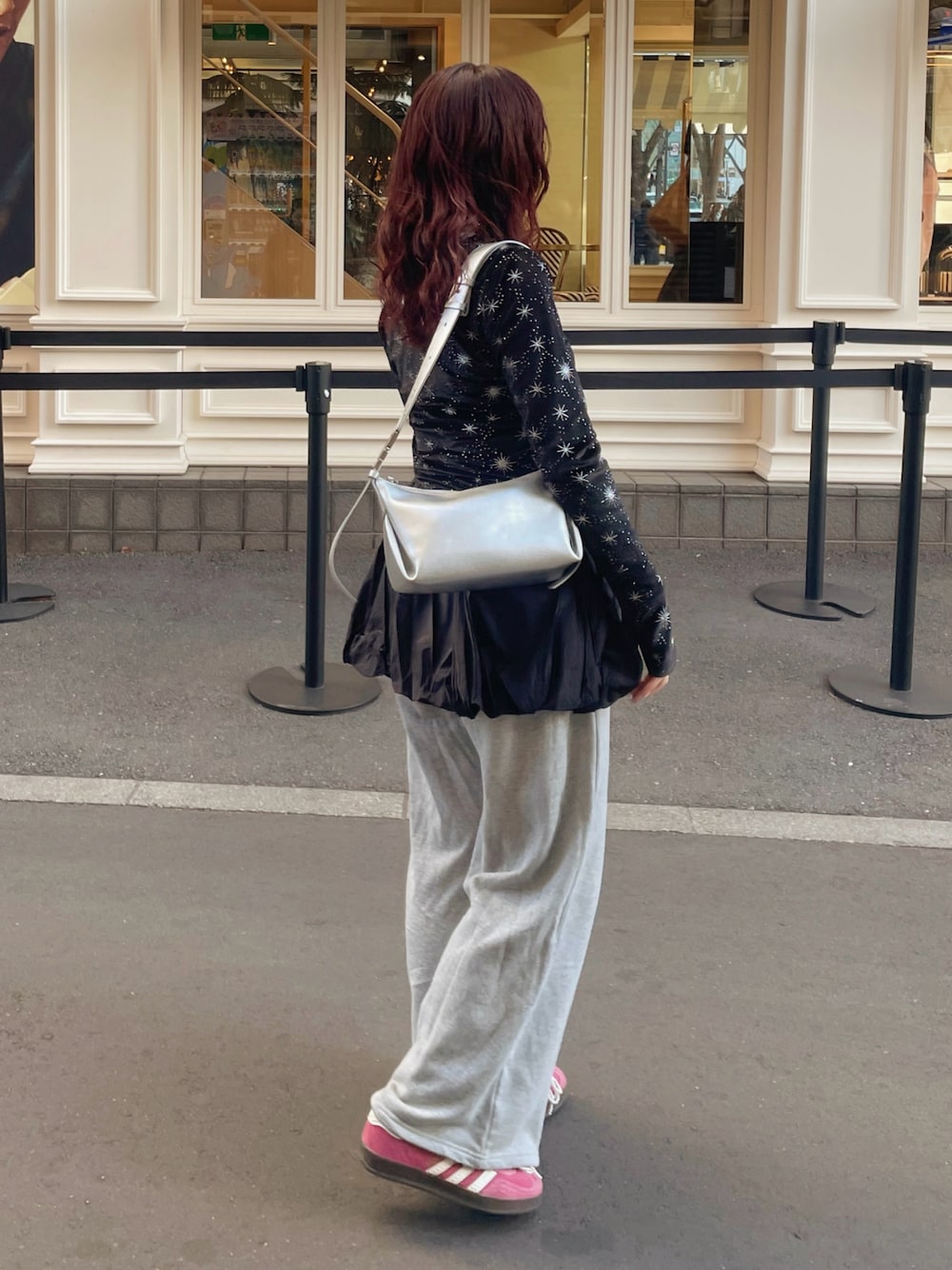 musubore（ムスボレ）の「balloon pepulum long-sleeve tops