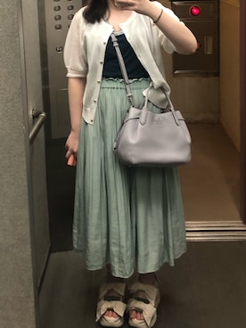 「MISCH MASCH（ミッシュマッシュ）のアイテム」を使った、Harunaさん（骨格ウェーブ・レディース・149cm）の夏コーディネート
