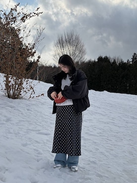 サクラさん（レディース・160cm）の冬コーディネート