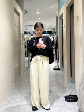 「eL（エル）のアイテム」を使った、サクラさん（レディース・160cm）の春コーディネート