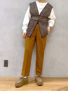 サクラさん（レディース・160cm）の冬コーディネート