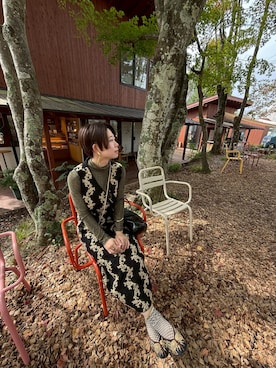 「アイテム（その他シューズ）」を使った、ひーさん（レディース・155cm）の秋コーディネート