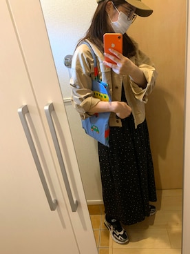 「NIKE（ナイキ）のアイテム（スニーカー、その他）」を使った、H2Oさん（レディース・153cm）の春コーディネート