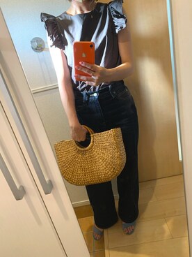 「ete（エテ）のアイテム（ブレスレット、ゴールド系）」を使った、H2Oさん（レディース・153cm）の夏コーディネート