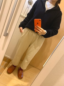 「emi+（エミプラス）のアイテム（パンツ）」を使った、H2Oさん（レディース・153cm）の冬コーディネート