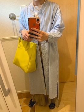 「MIKIMOTO（ミキモト）のアイテム」を使った、H2Oさん（レディース・153cm）の春コーディネート