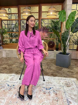 「forte_forte（フォルテフォルテ）のアイテム」を使った、近藤千尋さん（レディース・160cm）の秋コーディネート