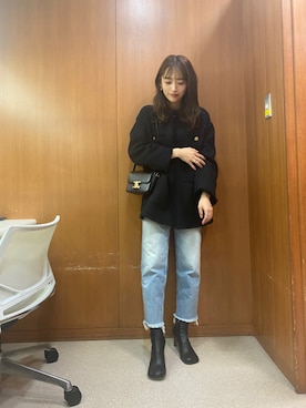 「journal standard L'essage（ジャーナルスタンダードレサージュ）のアイテム（その他アウター）」を使った、近藤千尋さん（レディース・160cm）の冬コーディネート