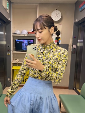 「leur logette（ルルロジェッタ）のアイテム」を使った、近藤千尋さん（レディース・160cm）の夏コーディネート