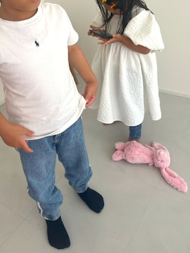 「アイテム（ワンピース/ドレス）」を使った、kaaiさん（キッズ・110cm）の夏コーディネート
