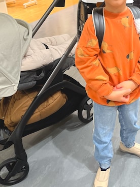 「アイテム（ママ＆ベビー）」を使った、kaaiさん（キッズ・110cm）の秋コーディネート