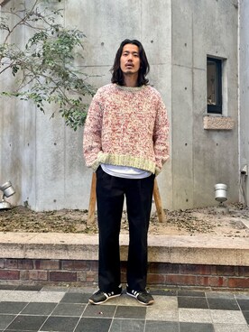 「DISCOVERED（ディスカバード）のアイテム」を使った、shibataniさん（メンズ・180cm）の冬コーディネート