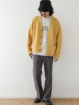 「URBAN RESEARCH Sonny Label（アーバンリサーチサニーレーベル）のアイテム（帽子）」を使った、shibataniさん（メンズ・180cm）の秋コーディネート
