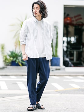 shibataniさん（メンズ・180cm）の夏コーディネート