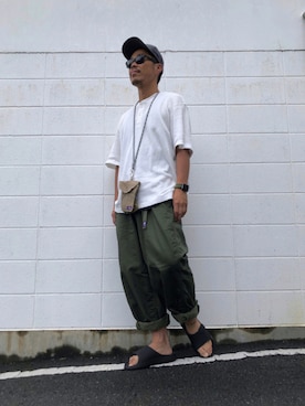 「ワッフル」｜KYO---TAさん（メンズ・176cm）の夏コーディネート