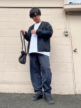 「nanamica（ナナミカ）のアイテム（ジャケット/アウター）」を使った、KYO---TAさん（メンズ・176cm）の春コーディネート