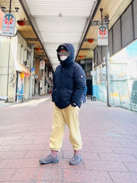 「ANONYMOUSISM（アノニマスイズム）のアイテム」を使った、KYO---TAさん（メンズ・176cm）の冬コーディネート