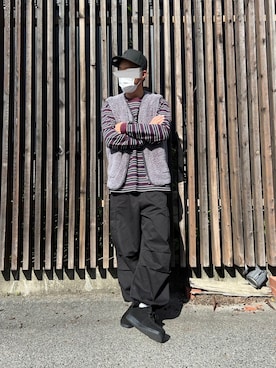 「GUコーデ」｜「アイテム（モカシン/デッキシューズ）」を使った、KYO---TAさん（メンズ・176cm）の秋コーディネート