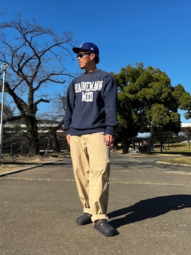 「UNIQLO（ユニクロ）の50色ソックス（消臭機能付き）（ソックス/靴下）」を使った、KYO---TAさん（メンズ・176cm）の秋コーディネート