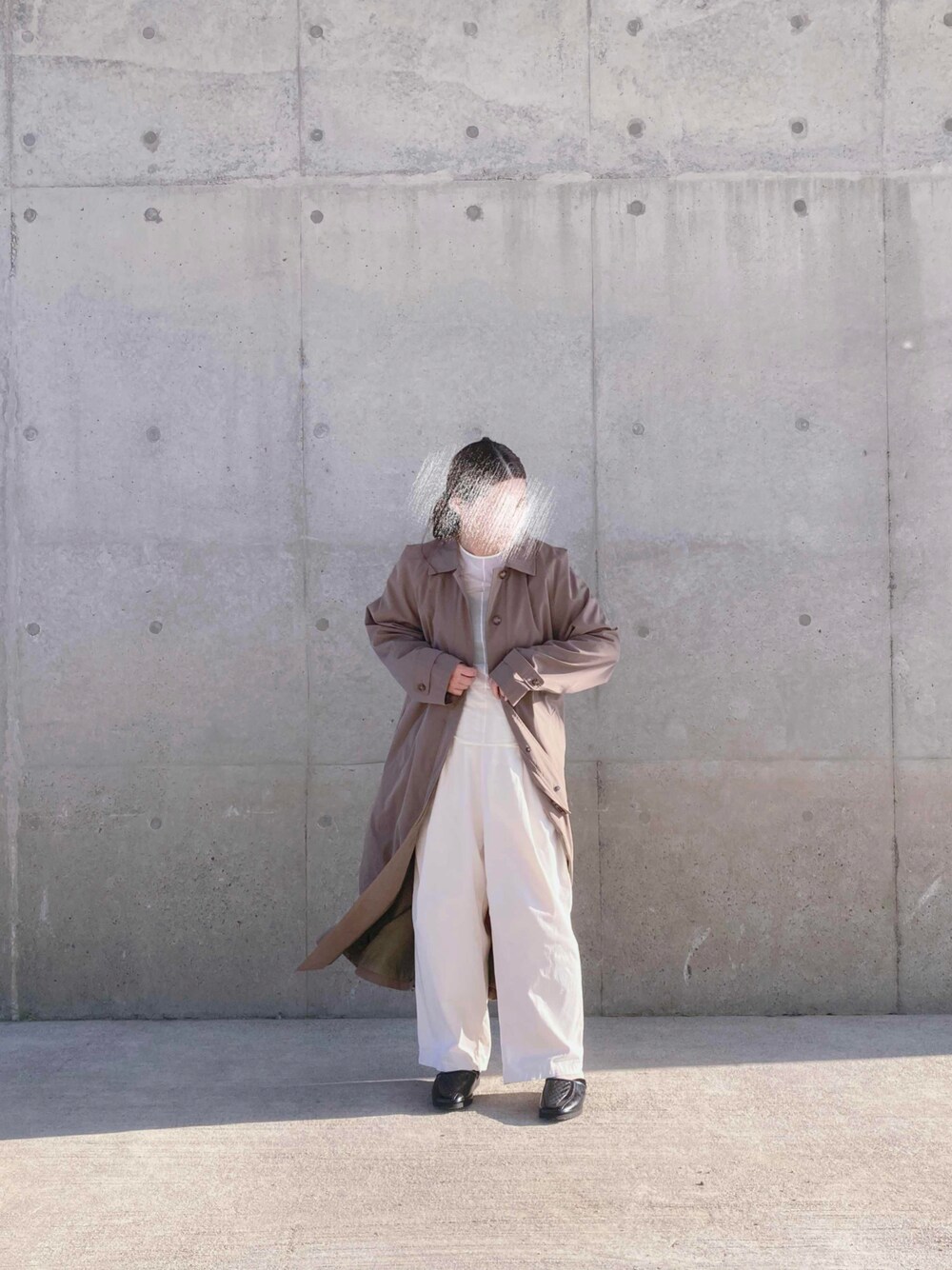 Yotch｜古着のステンカラーコートを使ったコーディネート - WEAR