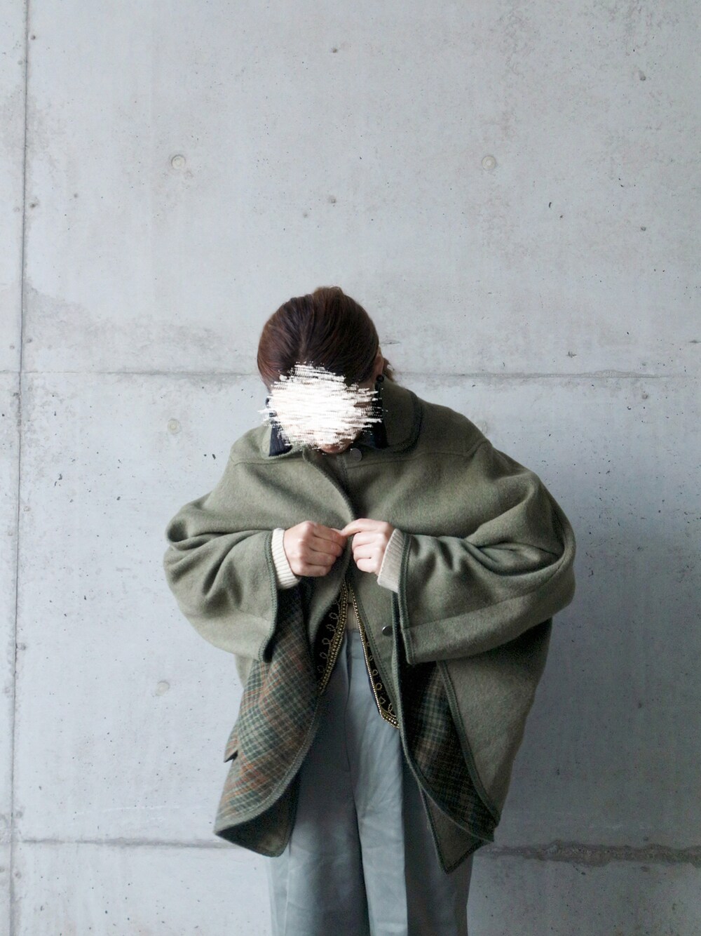 Yotch|古着のポンチョを使ったコーディネート - WEAR Yotch|古着のポンチョを使ったコーディネート - WEAR