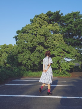 「古着ワンピ」｜Yotchさん（レディース・163cm）の春コーディネート