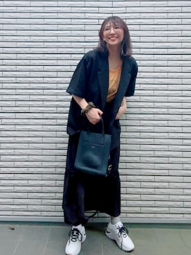 「SUGAR BISKET（シュガービスケット）のアイテム（スカート）」を使った、ariminakoさん（レディース・164cm）の夏コーディネート