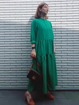 「White Collection（ホワイトコレクション）のアイテム」を使った、ariminakoさん（レディース・164cm）の夏コーディネート