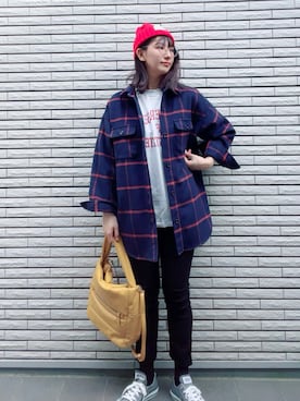 「BASE（ベース）のアイテム」を使った、ariminakoさん（レディース・164cm）の秋コーディネート