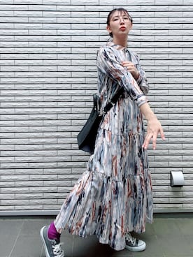 「SUGAR BISKET（シュガービスケット）のアイテム（ワンピース/ドレス）」を使った、ariminakoさん（レディース・164cm）の秋コーディネート