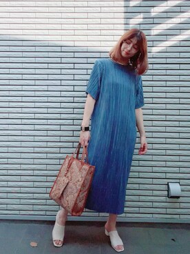 「minsshop（ミンスショップ）のアイテム」を使った、ariminakoさん（レディース・164cm）の夏コーディネート