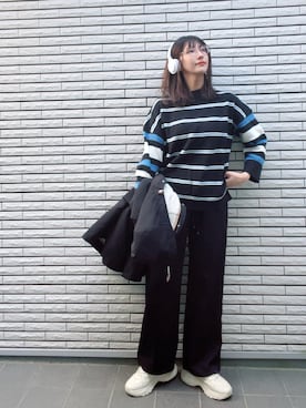 「classicalelf（クラシカルエルフ）のアイテム（マウンテンパーカー）」を使った、ariminakoさん（レディース・164cm）の冬コーディネート