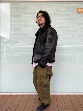 「TOPGUN」｜「アイテム（スリッポン）」を使った、hirokiさん（メンズ・174cm）の秋コーディネート