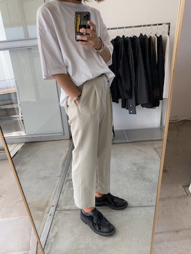 「TAKAHIROMIYASHITATheSoloIst.（タカヒロミヤシタザソロイスト）のアイテム（シューズ）」を使った、yuukiさん（メンズ・171cm）の夏コーディネート
