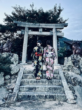 「utatane（ウタタネ）のアイテム」を使った、猫山さん（レディース・161cm）の夏コーディネート