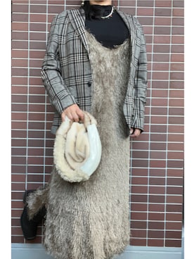 「アイテム（レッグウェア）」を使った、猫山さん（レディース・161cm・40代）の秋コーディネート