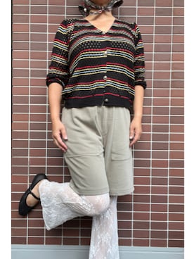 「アイテム（ピアス（片耳用））」を使った、猫山さん（レディース・161cm）の秋コーディネート