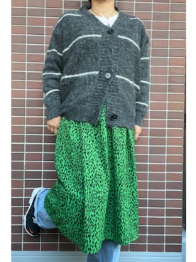 「アイテム（ピアス（両耳用））」を使った、猫山さん（レディース・161cm）の秋コーディネート