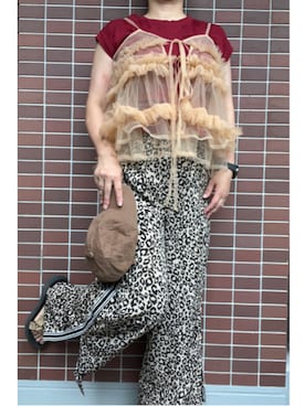 「スポサン」｜「アイテム（帽子）」を使った、猫山さん（レディース・161cm）の夏コーディネート
