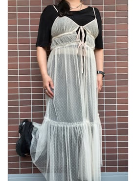 「ORIENT MILLINERY（オリエント ミリナリー）のアイテム」を使った、猫山さん（レディース・161cm）の夏コーディネート