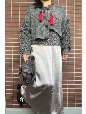 「cepo（セポ）のアイテム」を使った、猫山さん（レディース・161cm）の冬コーディネート