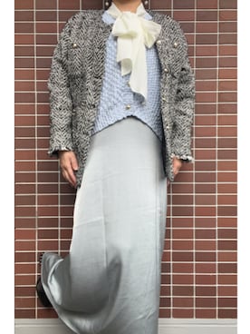 「CIAOPANIC TYPY（チャオパニックティピー）のアイテム（ワンピース/ドレス）」を使った、猫山さん（レディース・161cm）の春コーディネート