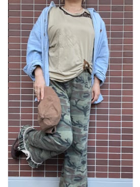 「COQULE（コクレ）のアイテム」を使った、猫山さん（レディース・161cm）の春コーディネート