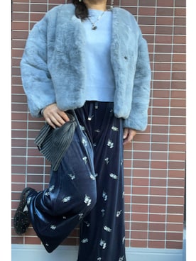 猫山さん(レディース・161cm)の冬コーディネート