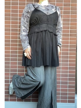 「COQULE（コクレ）のアイテム」を使った、猫山さん（レディース・161cm）の春コーディネート